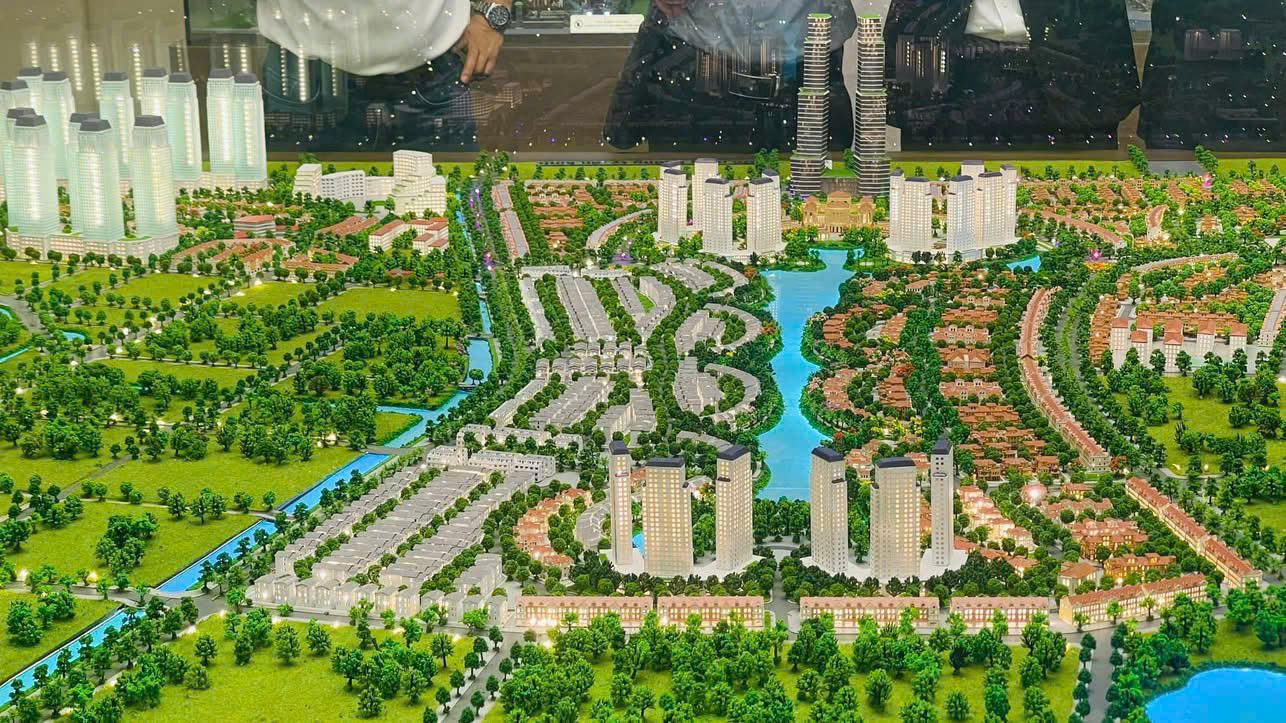 Sa bàn dự án biệt thự liền kề Vista Serena Nam An Khánh