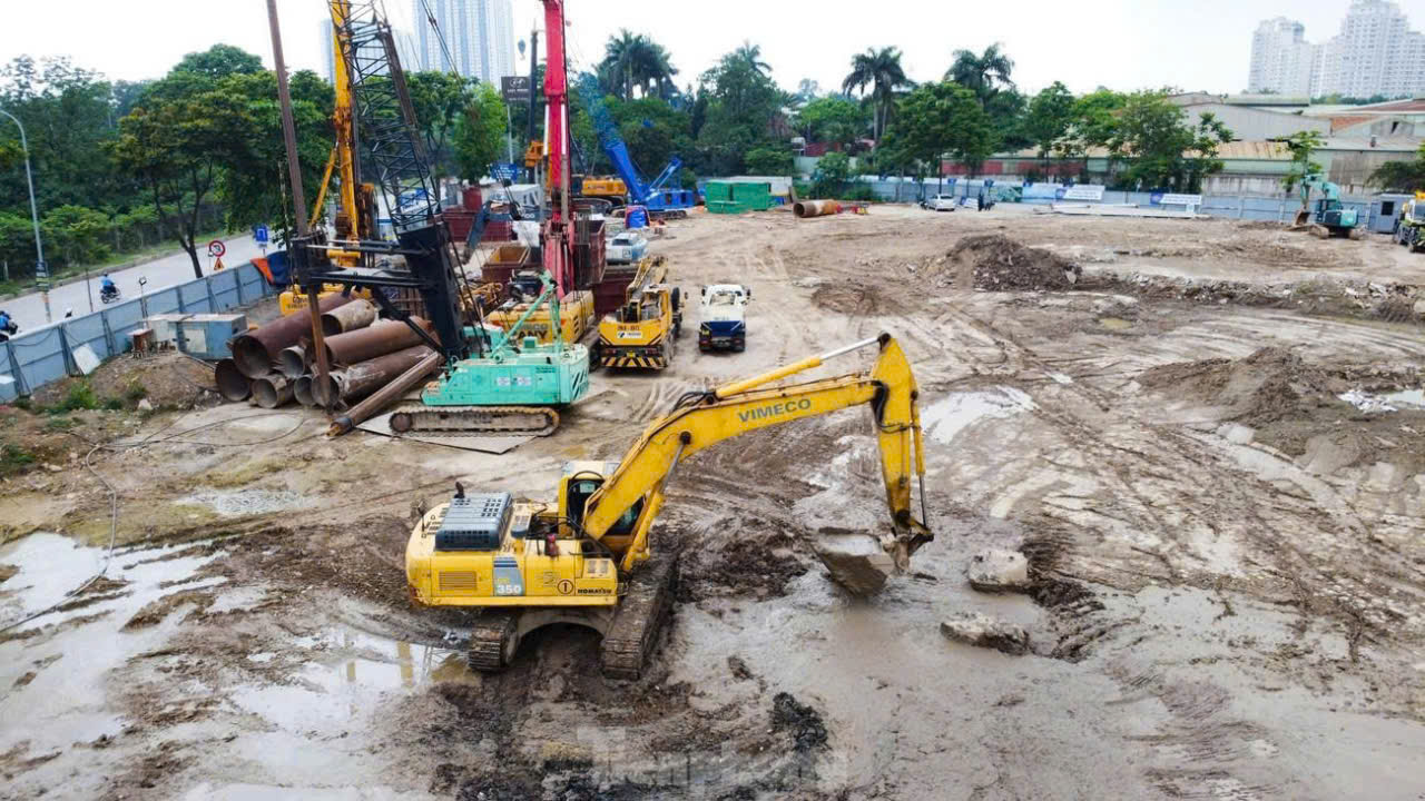 Cập nhật tiến độ nút giao Vành đai 3.5 – Đại lộ Thăng Long